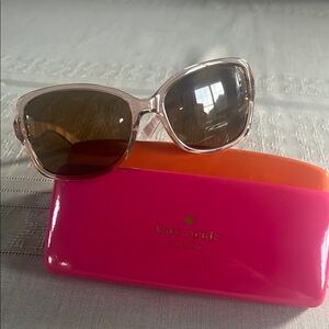 Kate Spade Pink and Brown Sunglasses with Elegant Style